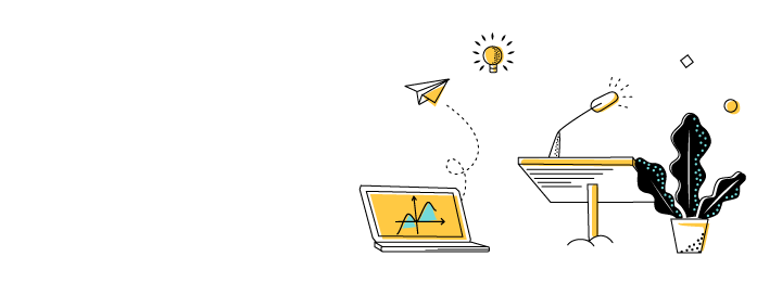 Image of computer and decor.